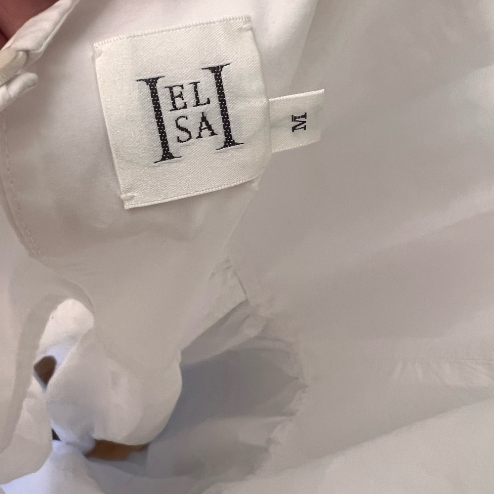 HELSA White Poplin Maxi Dress - Picture 5 of 7